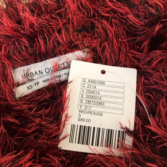 Urban Outfitters Sweater Pullover XS Red NWT - Picture 5 of 8